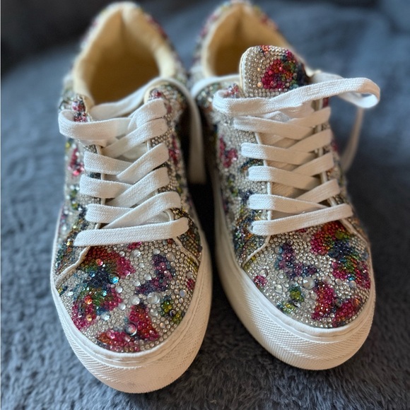 Betsey Johnson Shoes - Betsey Johnson Beaded Sneakers - 6